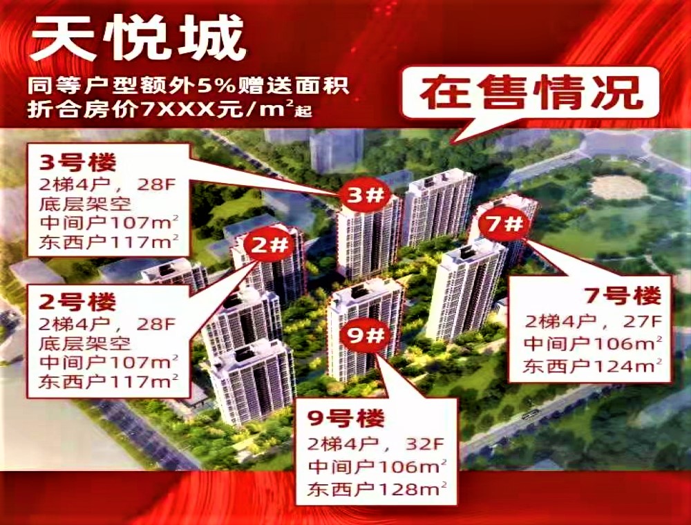 天悦城楼栋信息