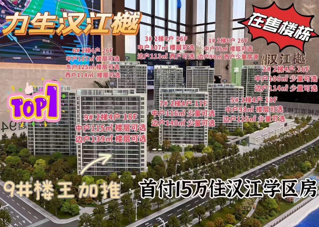 力生汉江樾楼栋信息